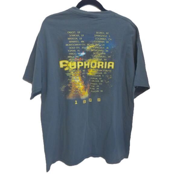 Vintage 1990s Giant By Tultex Def Leppard Euphoria T Shirt Size XL - Picture 5 of 8